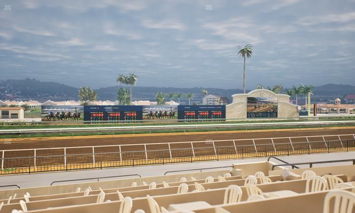 Del Mar Thoroughbred Club - Section Stretch Run Grill W Lvl 1 Tbl 203 Seat View