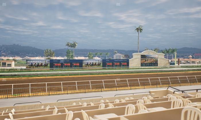 Del Mar Thoroughbred Club - Section Stretch Run Grill W Lvl 1 Tbl 204 Seat View