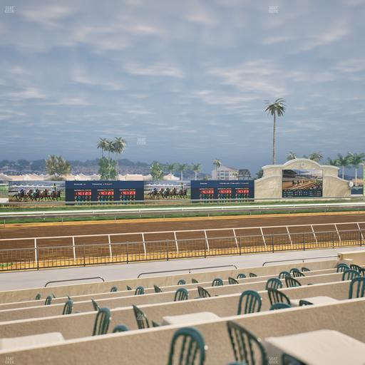 Del Mar Thoroughbred Club - Section Stretch Run Grill W Lvl 1 Tbl 205 Seat View