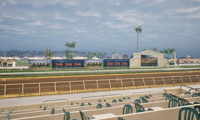 Del Mar Thoroughbred Club - Section Stretch Run Grill W Lvl 1 Tbl 205 Seat View
