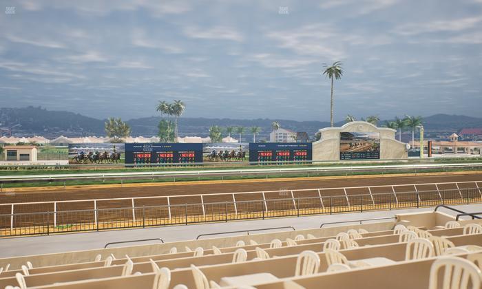 Del Mar Thoroughbred Club - Section Stretch Run Grill W Lvl 1 Tbl 205 Seat View