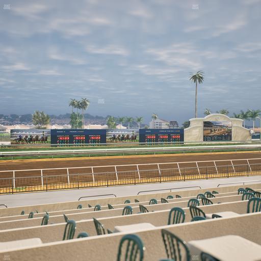Del Mar Thoroughbred Club - Section Stretch Run Grill W Lvl 1 Tbl 206 Seat View