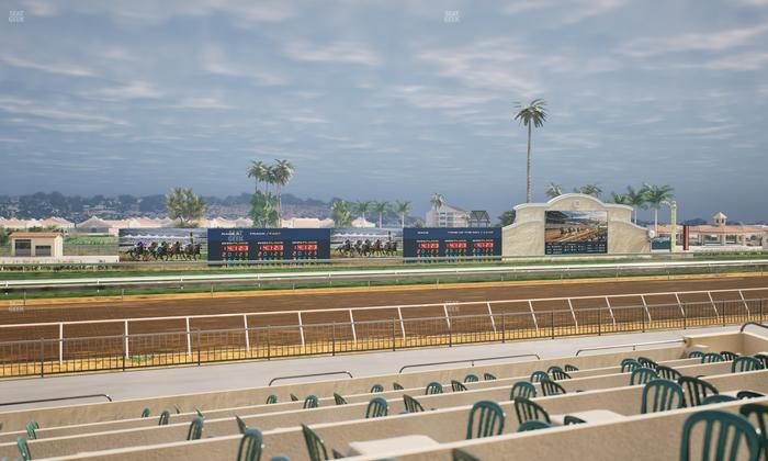 Del Mar Thoroughbred Club - Section Stretch Run Grill W Lvl 1 Tbl 206 Seat View