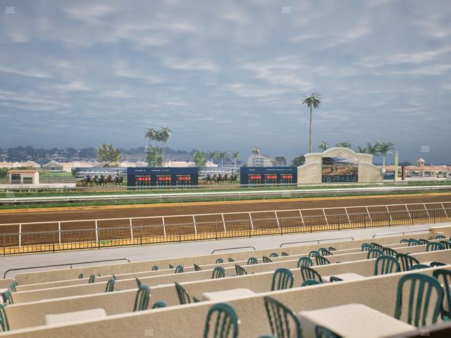 Del Mar Thoroughbred Club - Section Stretch Run Grill W Lvl 1 Tbl 207 Seat View