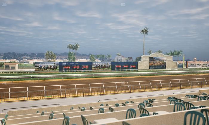 Del Mar Thoroughbred Club - Section Stretch Run Grill W Lvl 1 Tbl 207 Seat View
