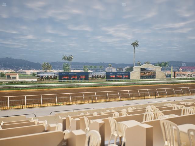 Del Mar Thoroughbred Club - Section Stretch Run Grill W Lvl 1 Tbl 210 Seat View