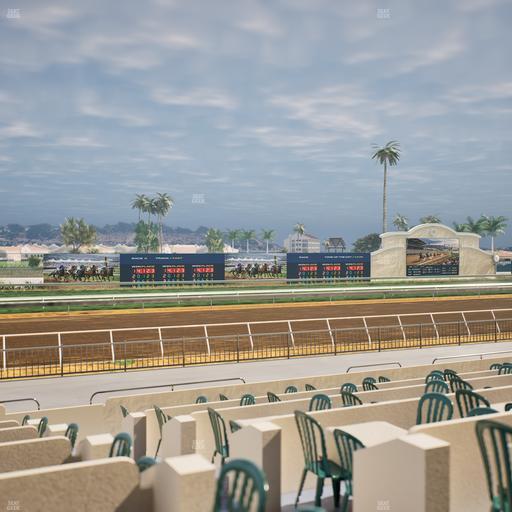 Del Mar Thoroughbred Club - Section Stretch Run Grill W Lvl 1 Tbl 210 Seat View