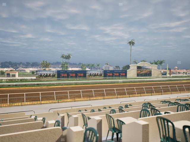 Del Mar Thoroughbred Club - Section Stretch Run Grill W Lvl 1 Tbl 210 Seat View