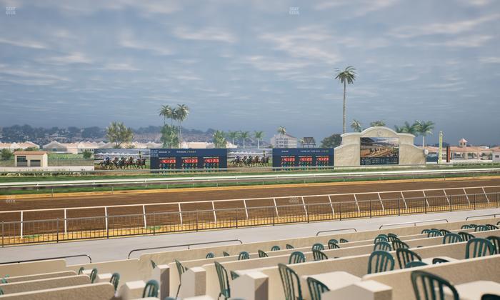 Del Mar Thoroughbred Club - Section Stretch Run Grill W Lvl 1 Tbl 210 Seat View