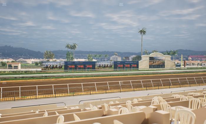 Del Mar Thoroughbred Club - Section Stretch Run Grill W Lvl 1 Tbl 211 Seat View