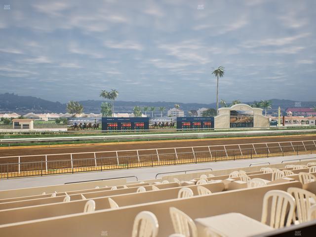 Del Mar Thoroughbred Club - Section Stretch Run Grill W Lvl 1 Tbl 212 Seat View
