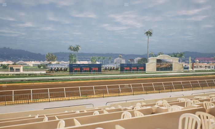Del Mar Thoroughbred Club - Section Stretch Run Grill W Lvl 1 Tbl 212 Seat View