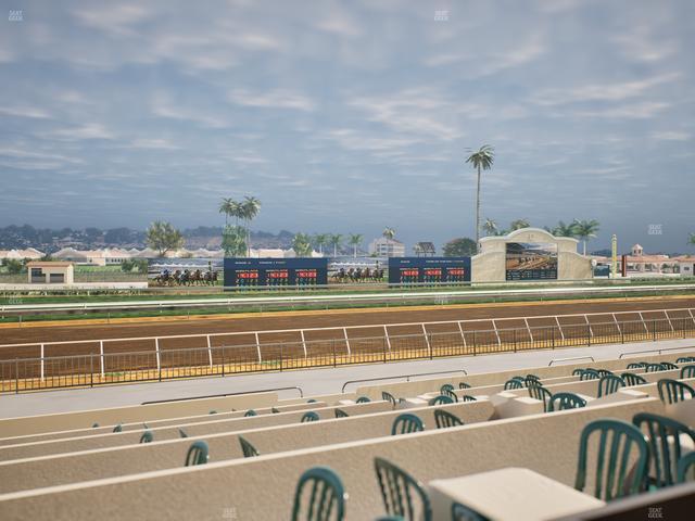 Del Mar Thoroughbred Club - Section Stretch Run Grill W Lvl 1 Tbl 212 Seat View