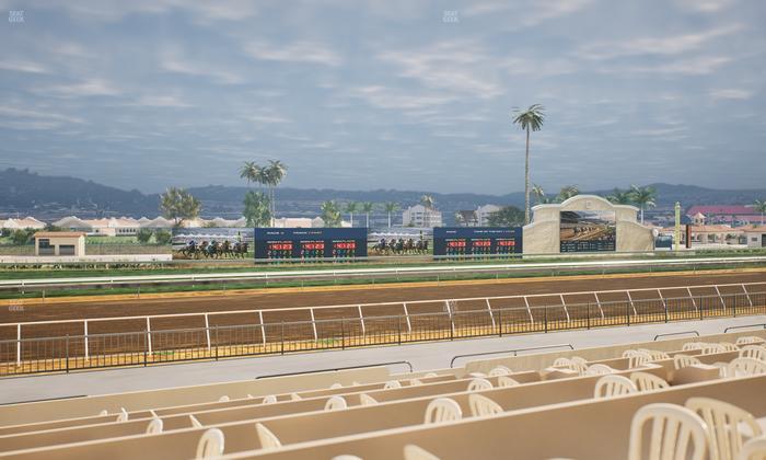 Del Mar Thoroughbred Club - Section Stretch Run Grill W Lvl 1 Tbl 213 Seat View