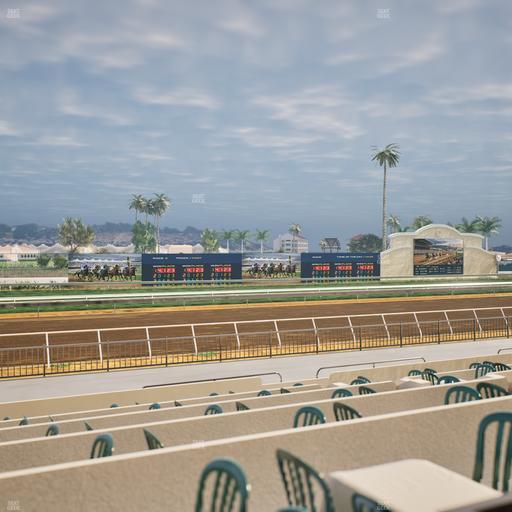 Del Mar Thoroughbred Club - Section Stretch Run Grill W Lvl 1 Tbl 213 Seat View