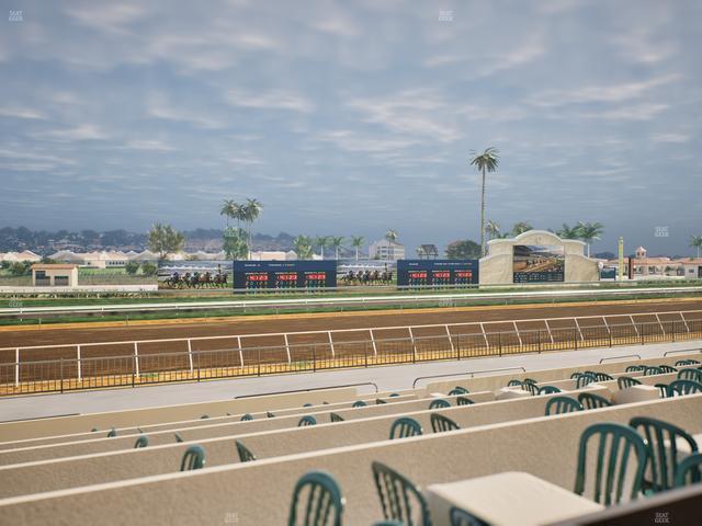 Del Mar Thoroughbred Club - Section Stretch Run Grill W Lvl 1 Tbl 213 Seat View