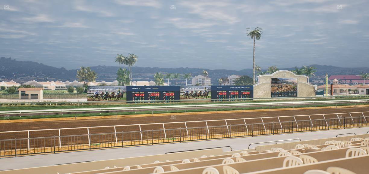Del Mar Thoroughbred Club - Section Stretch Run Grill W Lvl 1 Tbl 214 Seat View