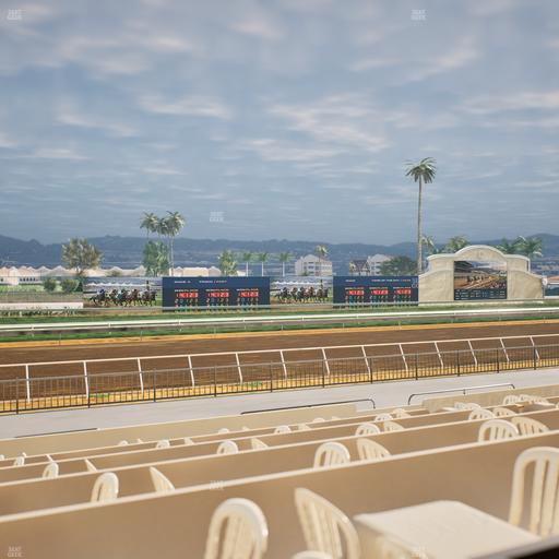 Del Mar Thoroughbred Club - Section Stretch Run Grill W Lvl 1 Tbl 214 Seat View