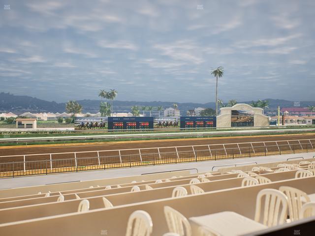 Del Mar Thoroughbred Club - Section Stretch Run Grill W Lvl 1 Tbl 214 Seat View