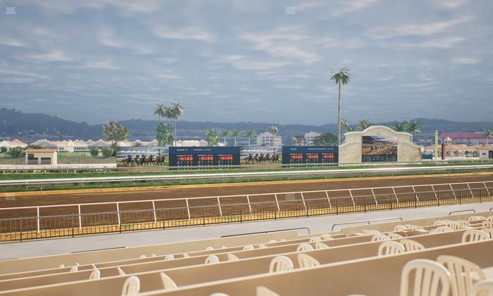 Del Mar Thoroughbred Club - Section Stretch Run Grill W Lvl 1 Tbl 214 Seat View