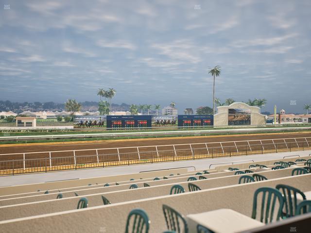 Del Mar Thoroughbred Club - Section Stretch Run Grill W Lvl 1 Tbl 214 Seat View