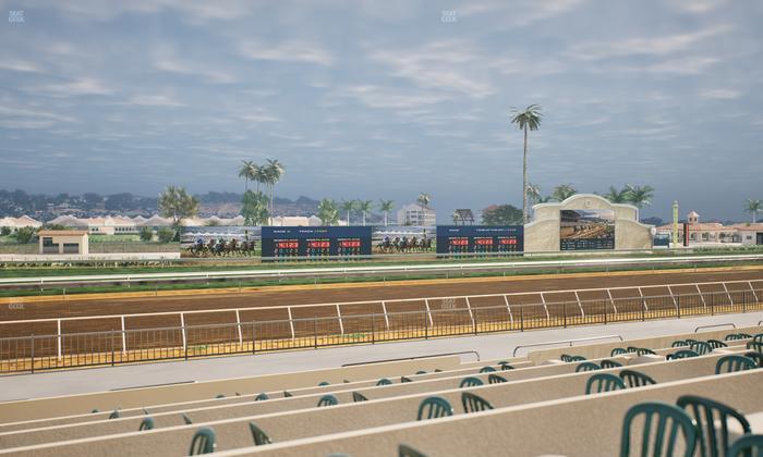 Del Mar Thoroughbred Club - Section Stretch Run Grill W Lvl 1 Tbl 214 Seat View