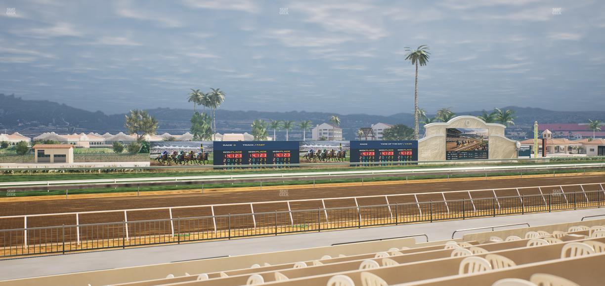 Del Mar Thoroughbred Club - Section Stretch Run Grill W Lvl 1 Tbl 215 Seat View