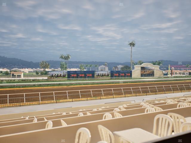 Del Mar Thoroughbred Club - Section Stretch Run Grill W Lvl 1 Tbl 215 Seat View