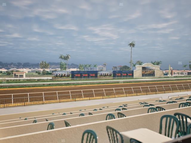Del Mar Thoroughbred Club - Section Stretch Run Grill W Lvl 1 Tbl 217 Seat View