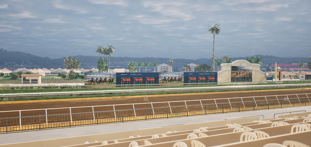 Del Mar Thoroughbred Club - Section Stretch Run Grill W Lvl 1 Tbl 217 Seat View