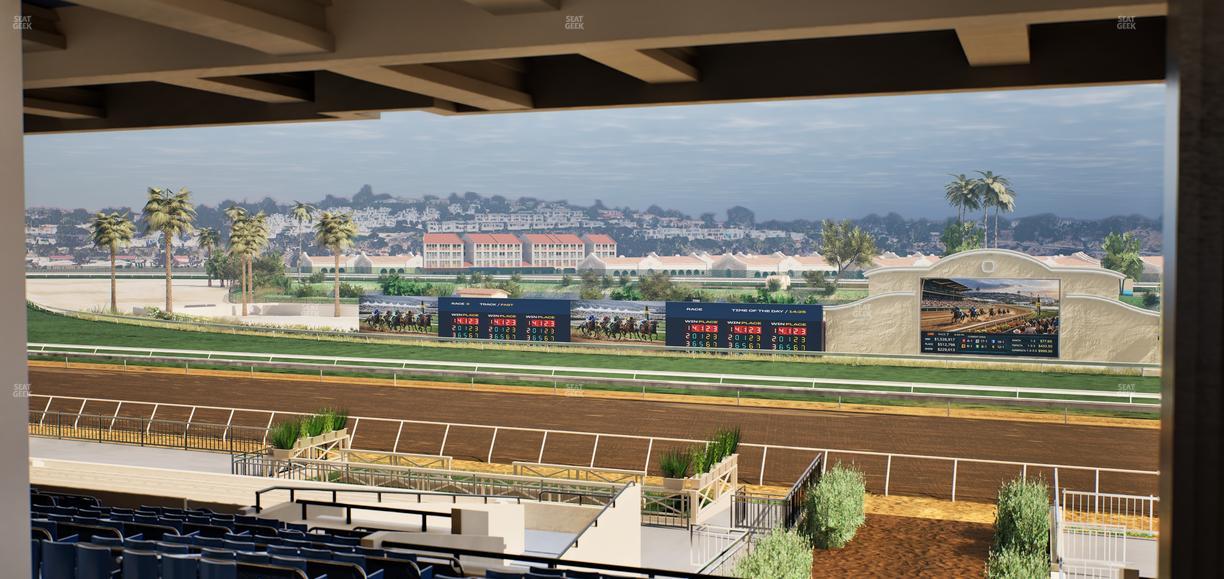 Del Mar Thoroughbred Club - Section Stretch Run Seat Lvl 3 Sec 1 Seat View