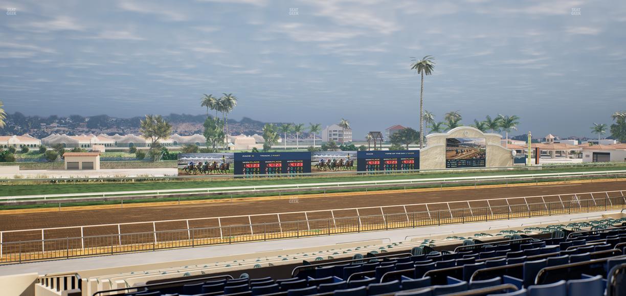 Del Mar Thoroughbred Club - Section Stretch Run Seat Lvl 3 Sec 12 Seat View
