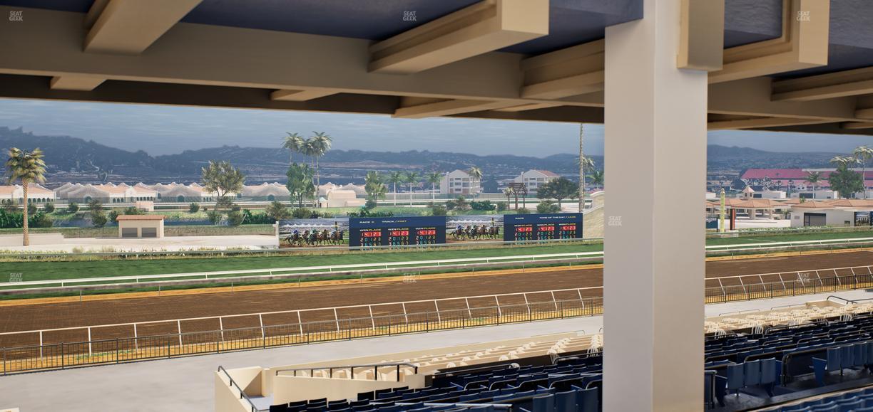Del Mar Thoroughbred Club - Section Stretch Run Seat Lvl 3 Sec 13 Seat View