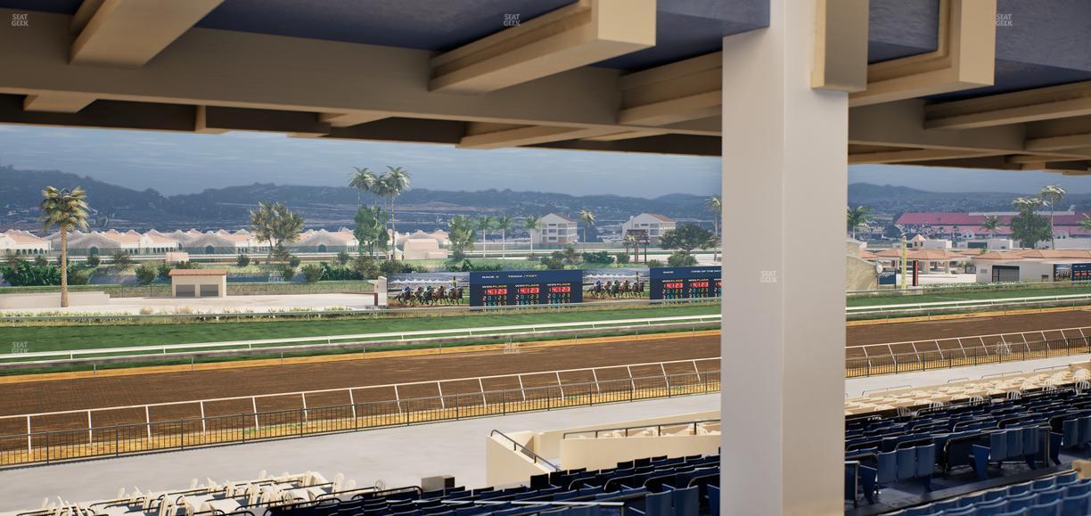 Del Mar Thoroughbred Club - Section Stretch Run Seat Lvl 3 Sec 14 Seat View