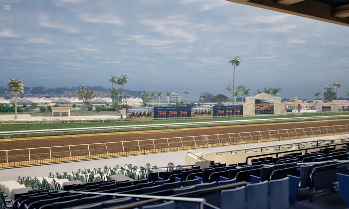 Del Mar Thoroughbred Club - Section Stretch Run Seat Lvl 3 Sec 14 Seat View