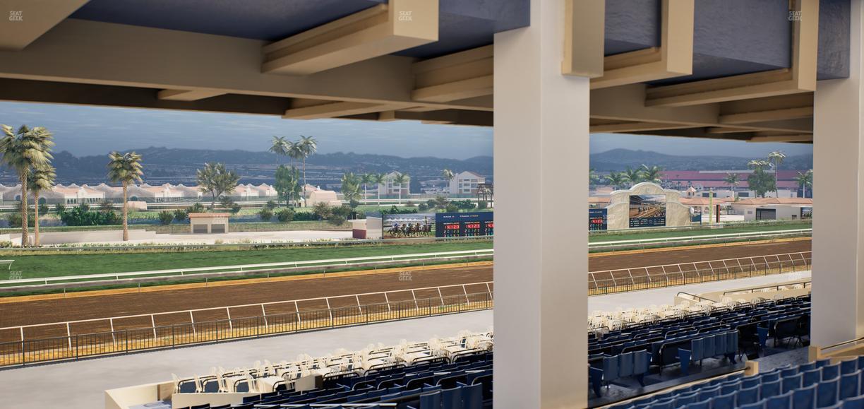 Del Mar Thoroughbred Club - Section Stretch Run Seat Lvl 3 Sec 17 Seat View