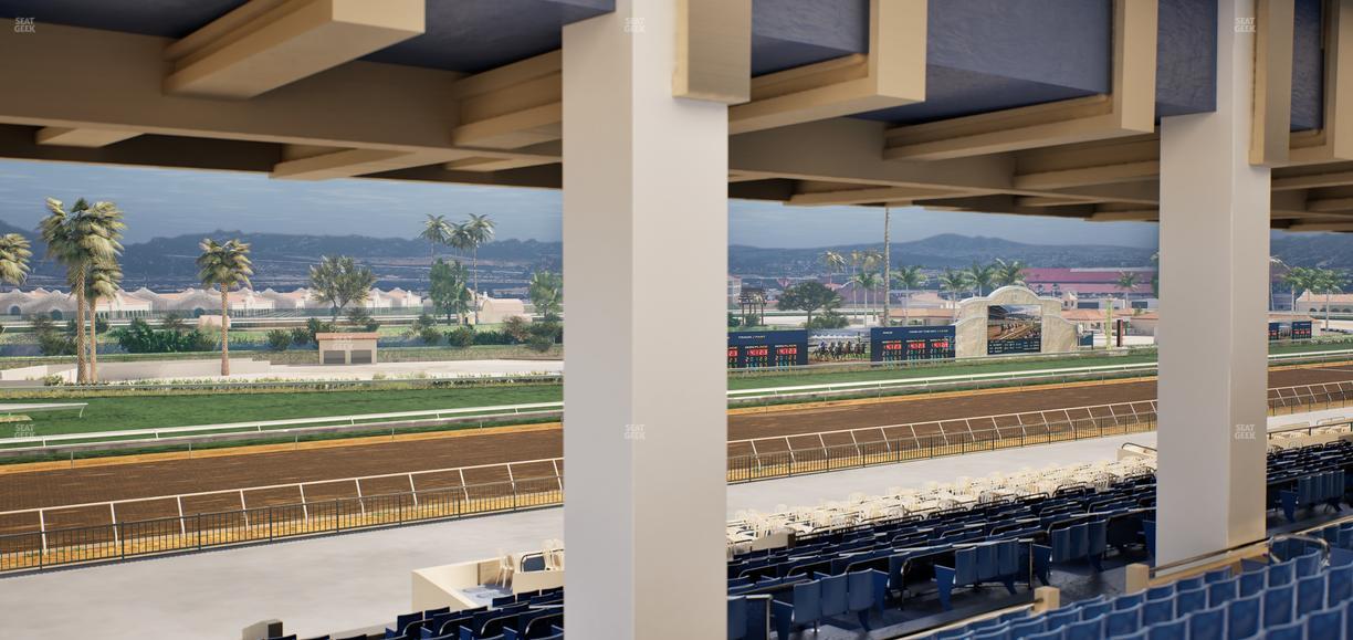 Del Mar Thoroughbred Club - Section Stretch Run Seat Lvl 3 Sec 18 Seat View