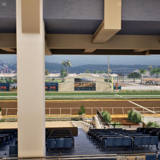 Del Mar Thoroughbred Club - Section Stretch Run Seat Lvl 3 Sec 3 Seat View