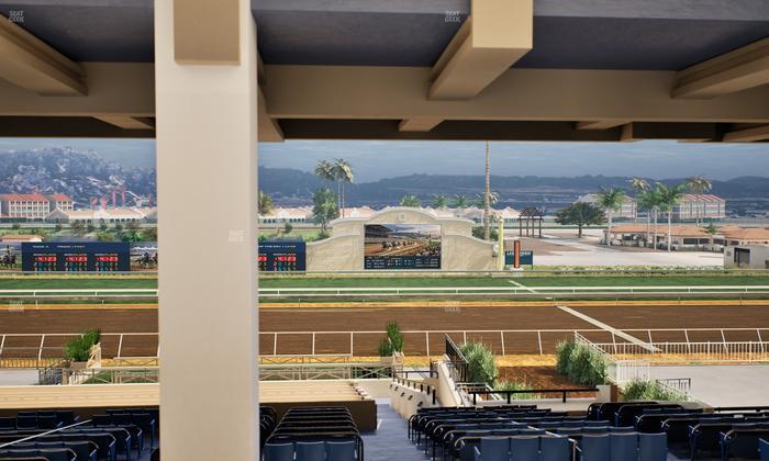 Del Mar Thoroughbred Club - Section Stretch Run Seat Lvl 3 Sec 3 Seat View
