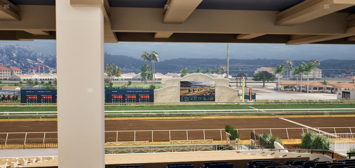 Del Mar Thoroughbred Club - Section Stretch Run Seat Lvl 3 Sec 4 Seat View