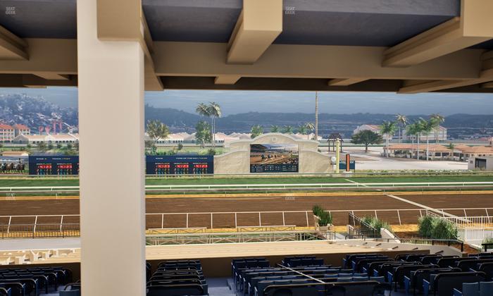 Del Mar Thoroughbred Club - Section Stretch Run Seat Lvl 3 Sec 4 Seat View