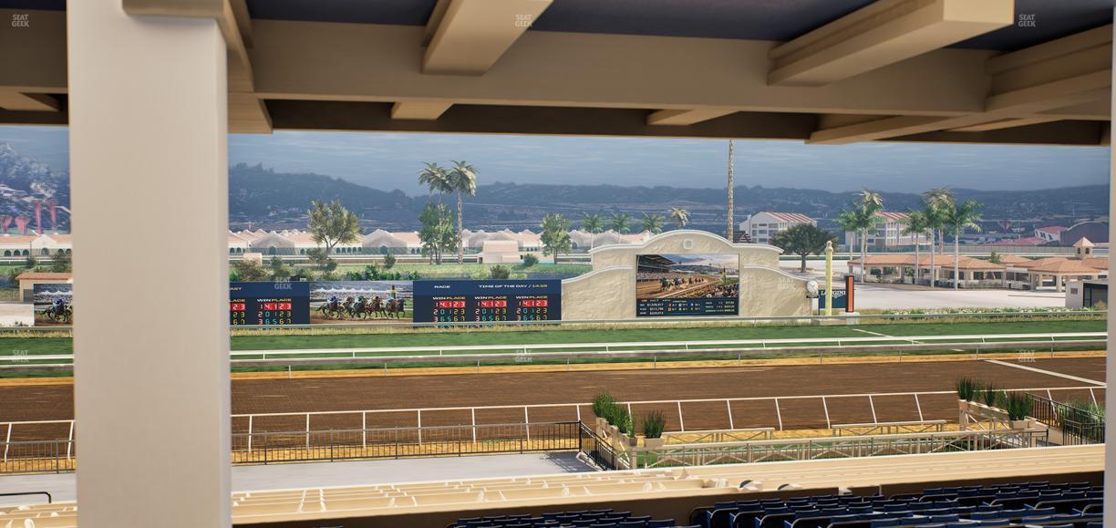 Del Mar Thoroughbred Club - Section Stretch Run Seat Lvl 3 Sec 6 Seat View