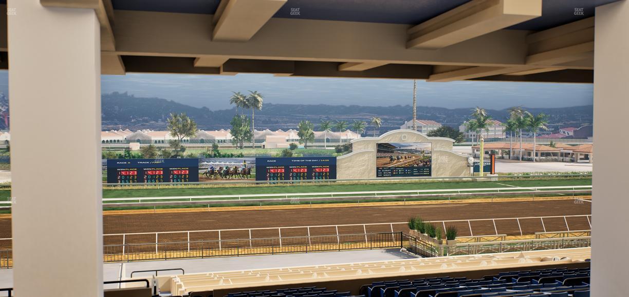 Del Mar Thoroughbred Club - Section Stretch Run Seat Lvl 3 Sec 7 Seat View