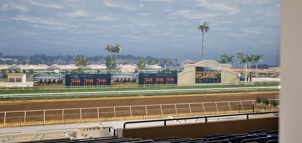 Del Mar Thoroughbred Club - Section Stretch Run Seat Lvl 3 Sec 8 Seat View