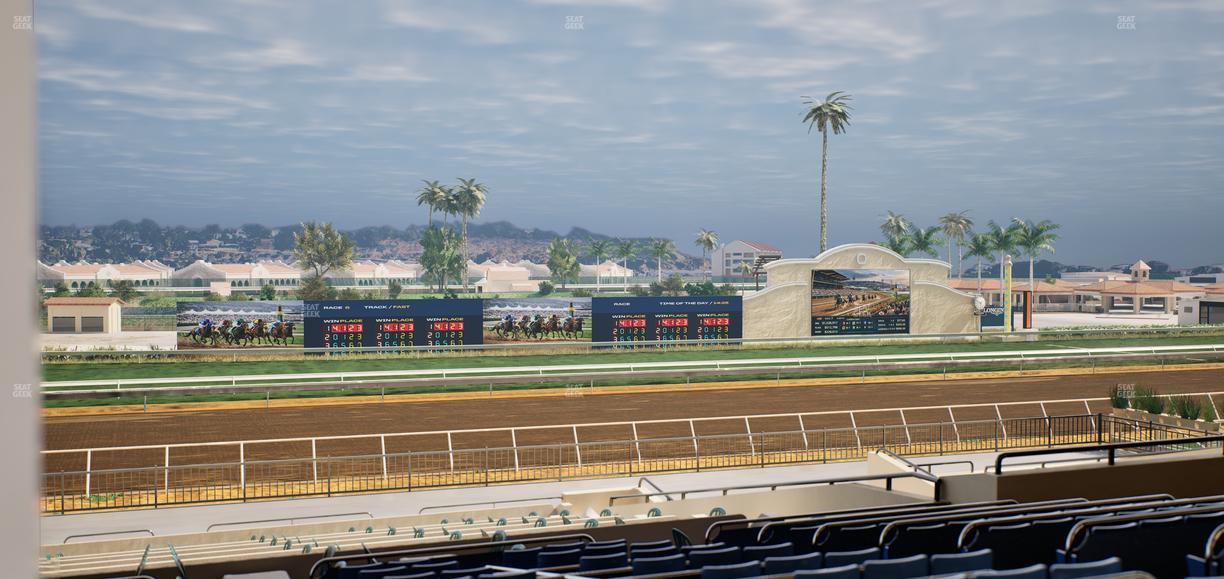 Del Mar Thoroughbred Club - Section Stretch Run Seat Lvl 3 Sec 9 Seat View