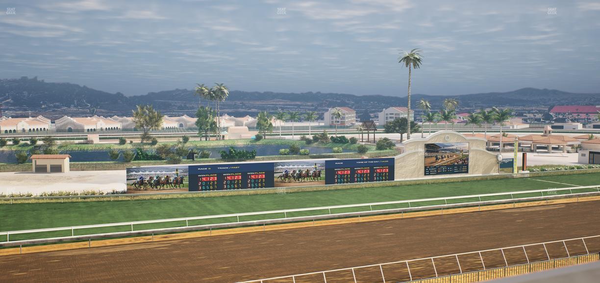 Del Mar Thoroughbred Club - Section Stretch Run Seat Lvl 4 Sec 11 Seat View