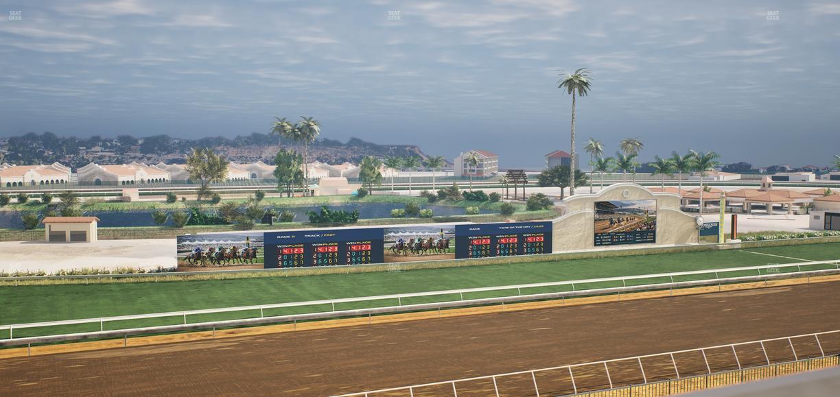 Del Mar Thoroughbred Club - Section Stretch Run Seat Lvl 4 Sec 11 Seat View