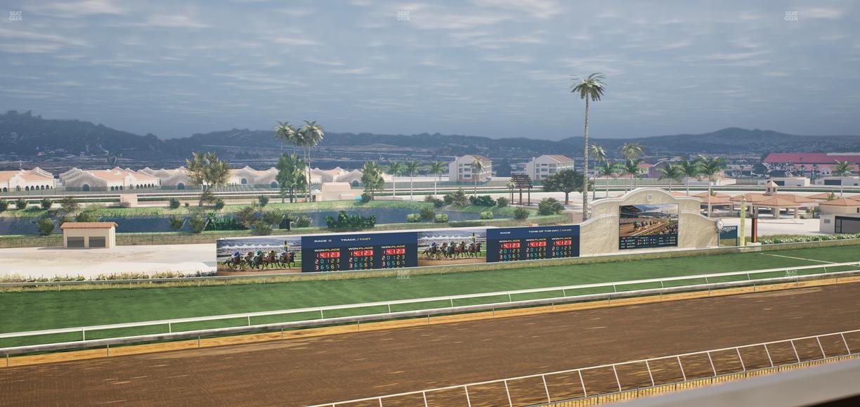 Del Mar Thoroughbred Club - Section Stretch Run Seat Lvl 4 Sec 12 Seat View