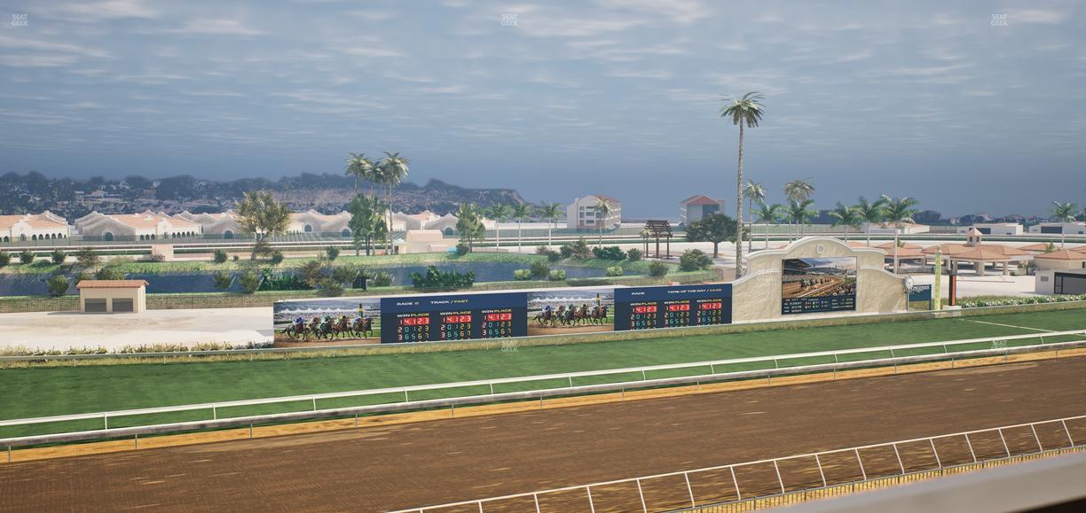 Del Mar Thoroughbred Club - Section Stretch Run Seat Lvl 4 Sec 12 Seat View