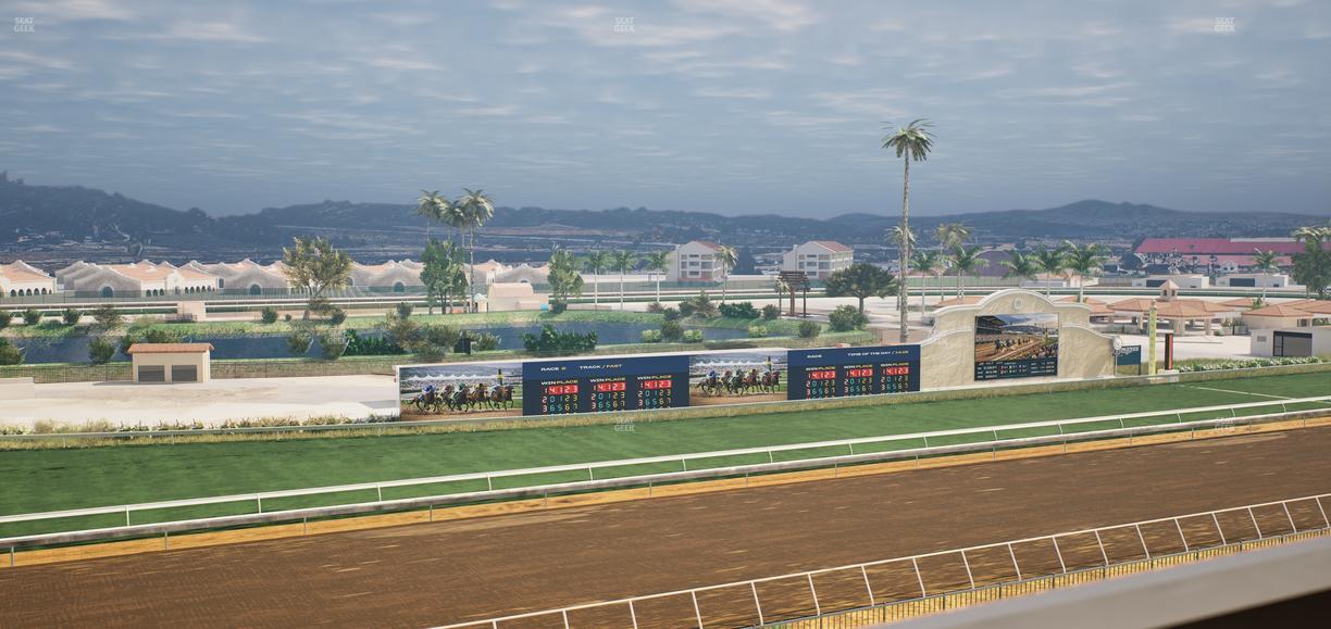 Del Mar Thoroughbred Club - Section Stretch Run Seat Lvl 4 Sec 13 Seat View